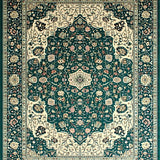 Whimsical Colorful Medallion Accent(Green)