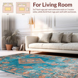 Elegant Tiled Patterned Design(Blue)