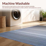 Ultra Soft Area Rug, Non Slip, Stain Resistant, Washable Area Rugs for Living Room, Bedroom, Inviting Transitional Tiled Patterns(Gray)