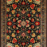 Lively Tropical Floral Fusion(Black)