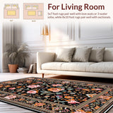 Eclectic Colorful Botanical Design(Black)