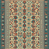 Ultra Soft Area Rug, Non Slip, Stain Resistant, Washable Area Rugs for Living Room, Bedroom, Essential Boho Chic(Blue)