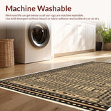 Ultra Soft Area Rug, Non Slip, Stain Resistant, Washable Area Rugs for Living Room, Bedroom, Animal Print Living Room Plush Home Decor Mat(Beige)
