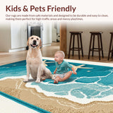 Delicate Shells and Starfish Arrangement(Blue)