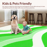 Bright Coastal Inspired Scallop Shape(Green)