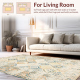 Chic Creamy Geometric Medley(Beige)