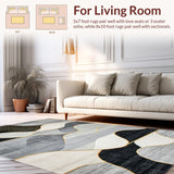 Stylish Monochrome Abstract Composition(Gray)