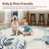 Coastal Nautical Shell Motif(Ivory)