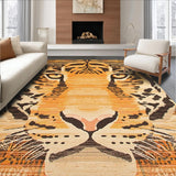 Ultra Soft Area Rug, Non Slip, Stain Resistant, Washable Area Rugs for Living Room, Bedroom, Stylish Soft Camel Aesthetic(Orange)