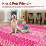 Lively Earthy Crocodile Motif(Pink)