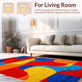 Artistic Colorful Curvilinear Style(Red)