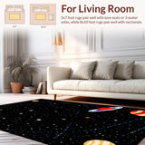 Playful Planetary Landscape Visuals(Black)