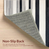 Earthy Toned Striped Leisure(Black)