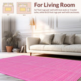 Lively Shaggy Pastel Contrast Style(Pink)