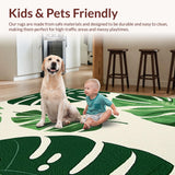 Lush Plant Print Elegance(Green)