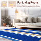 Coastal Inspired Striped Accent(Blue)