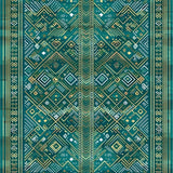 Chic Multicolored Striped Design(Blue)