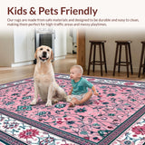 Luxurious Black and Floral Fusion(Pink)