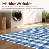 Elegant Farmhouse Geometric Motif(Blue)