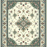 Rustic Green Trellis Design(Ivory)