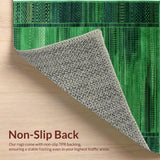 Ultra Soft Area Rug, Non Slip, Stain Resistant, Washable Area Rugs for Living Room, Bedroom, Modern Moss Aesthetic Bathroom Washable Mat(Green)