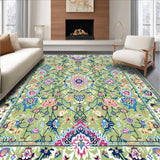 Colorful Retro Patterned Motif(Green)