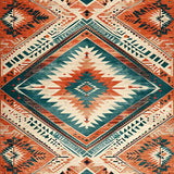 Colorful Ethnic Mosaic Inspiration(Red)
