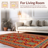 Eclectic Color Splash Tapestry Look(Red)