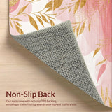 Chic Abstract Leaf Motif(Pink)