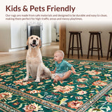 Floral Vintage Green Elegance(Green)