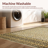Dynamic Wild Animal Fabric Be Strong Beige Leopard Print Area(Beige)