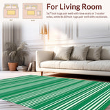 Sleek Modernist Striped Appeal(Green)