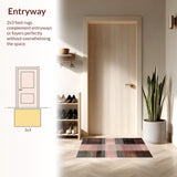 Lively Shaggy Textured Motif(Pink)