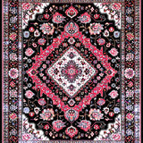 Artistic Ogee Floral Composition(Black)