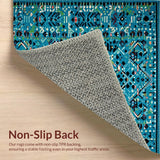 Sophisticated Ogee Artful Composition(Blue)