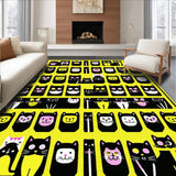 Elegant Textured Kitty Illustration(Black)