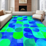 Engaging Oval Graphic Arrangement(Blue)