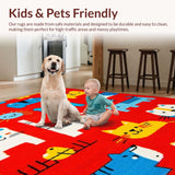 Brightly Colored Learning Focused Art(Red)