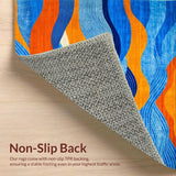 Chic Contemporary Abstract Design(Blue)