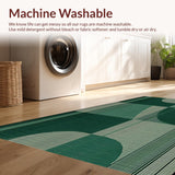 Artistic Textured Geometric Waves(Green)