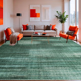 Ultra Soft Area Rug, Non Slip, Stain Resistant, Washable Area Rugs for Living Room, Bedroom, Cottage Core Tapestry(Green)