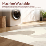 Artistic Cream Tiled Wave Aesthetic(Beige)