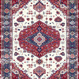 Eclectic Colorful Circular Motif(White)