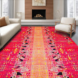 Cozy Warm Tones Abstract Style(Red)