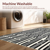 Stylish Textured Striped Design(Black)