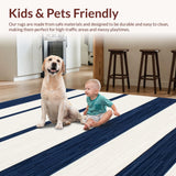 Dynamic Coastal Striped Serenity(Blue)