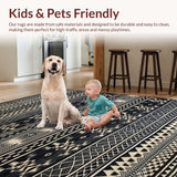 Artful Monochrome Linear Arrangement(Black)