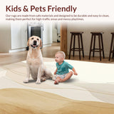 Beige Serenity Area Non Slip Tranquil Tones(Beige)