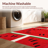 Refreshing Round Watermelon Motif(Red)
