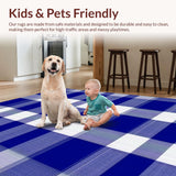 Elegant Coastal Checkered Aesthetic(Blue)